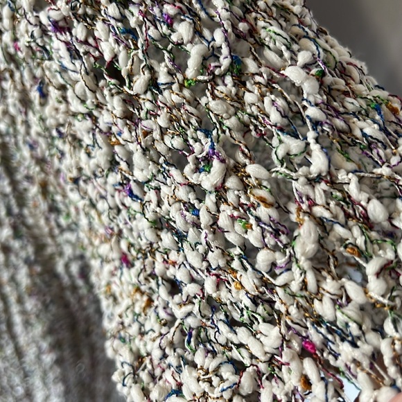 POL Rainbow Wheat oversized, open front knit cardigan - Picture 3 of 8